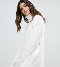 Oversize-джемпер с воротом-трубой Micha Lounge Luxe - Кремовый