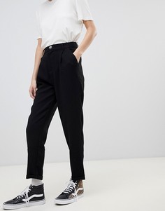 Брюки с отворотами Pull&bear - Черный