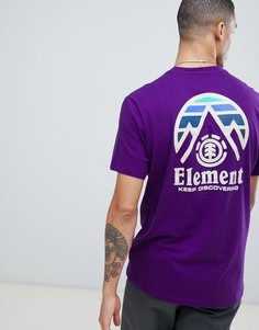 Фиолетовая футболка с логотипом Element - Фиолетовый
