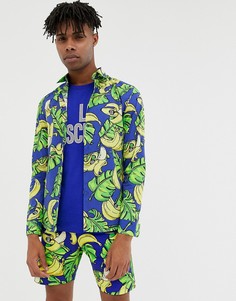 Рубашка с банановым принтом Love Moschino - Желтый