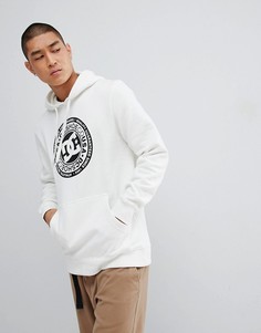 Худи белого цвета с логотипом на груди DC Shoes - Белый