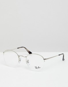 Круглые очки Ray-Ban 0RX3947V - Серебряный