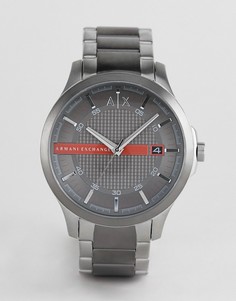Серебристые часы Armani Exchange AX2404 - Серебряный