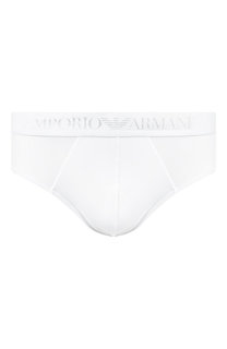 Брифы из вискозы с широкой резинкой Emporio Armani