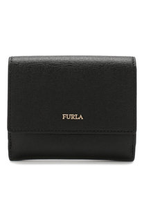 Кожаное портмоне с логотипом бренда Furla