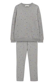 Комплект из хлопковых джоггеров и свитшота Stella McCartney