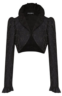 Укороченный жакет с воротником-стойкой Dolce & Gabbana