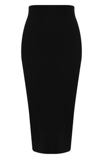 Шерстяная юбка с эластичным поясом Victoria Beckham