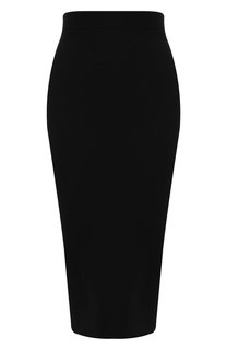 Шерстяная юбка с эластичным поясом Victoria Beckham