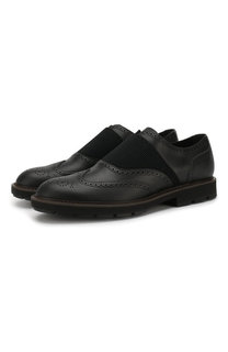 Кожаные оксфорды без шнуровки Tod’s Tods
