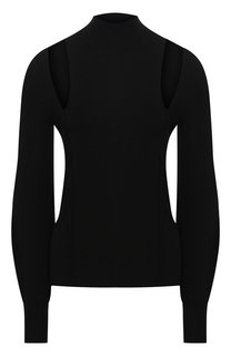 Шерстяная водолазка с декоративными разрезами Chloé