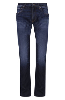 Джинсы прямого кроя с контрастной прострочкой Dolce & Gabbana