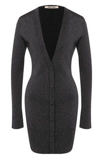 Приталенный кардиган из смеси шерсти и вискозы Roberto Cavalli