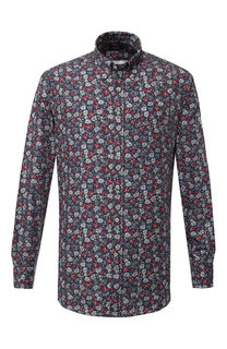 Хлопковая рубашка с воротником button down Paul&Shark