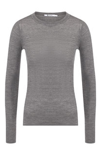 Шерстяной лонгслив с круглым вырезом T by Alexander Wang