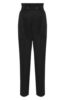 Шерстяные брюки с завышенной талией Helmut Lang