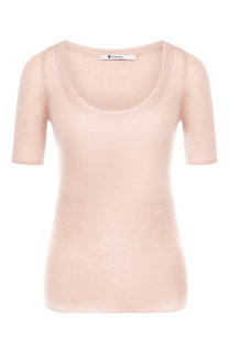 Шерстяной топ с круглым вырезом T by Alexander Wang