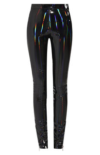 Брюки-скинни на молнии Balmain