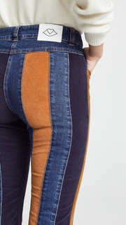 See by Chloe Multicolor Flare Jeans