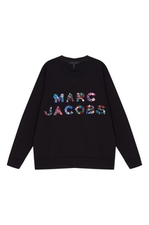 Черный свитшот с аппликацией Marc Jacobs