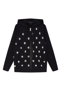 Черное худи со стразами Marc Jacobs