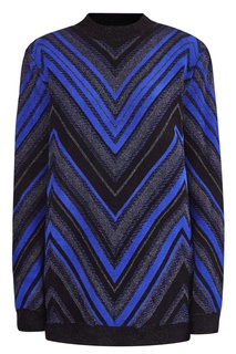 Фактурный джемпер в полоску Balmain