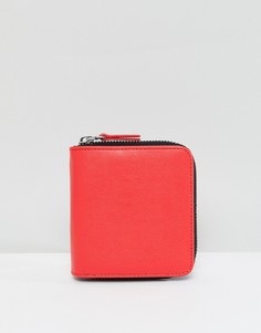 Красный бумажник из искусственной кожи Monki - Черный