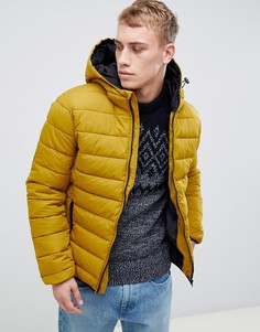 Дутая куртка горчичного цвета New Look - Желтый