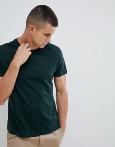 Зеленая футболка с круглым вырезом Burton Menswear - Зеленый