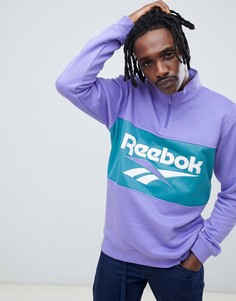 Фиолетовый свитшот на молнии Reebook Classics DX3887 - Фиолетовый Reebok