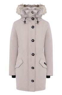 Пуховик Rossclair с меховой отделкой капюшона Canada Goose