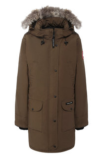 Пуховик Trillium с меховой отделкой капюшона Canada Goose