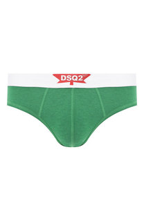 Хлопковые брифы с широкой резинкой Dsquared2