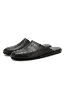 Домашние кожаные туфли Santoni