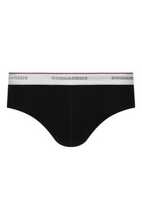 Хлопковые брифы с широкой резинкой Dsquared2