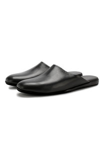 Домашние кожаные туфли Santoni