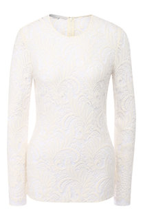 Кружевной топ из смеси шерсти и шелка Stella McCartney