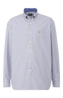 Хлопковая рубашка с воротником button down Paul&Shark