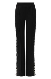 Расклешенные брюки с логотипом бренда Philipp Plein