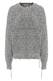 Вязаный пуловер с круглым вырезом Helmut Lang