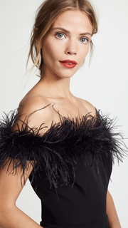Milly Feather Bodice Dress