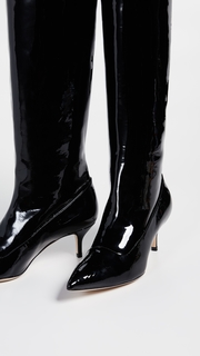 Paul Andrew Nadia Patent Leather Boots