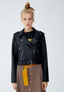 Куртка кожаная Pull&Bear