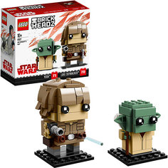 Сборная фигурка LEGO BrickHeadz 41627: Люк и Йода