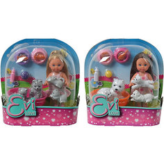 Игровой набор с мини-куклой Simba "Evi Love" Еви с домашними животными, в ассортименте