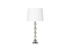 Лампа настольная с белым абажуром Garda Decor
