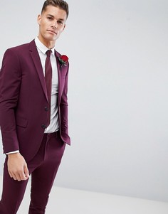 Бордовый пиджак Burton Menswear - Розовый