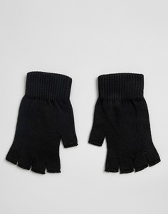 Перчатки без пальцев ASOS DESIGN - Черный