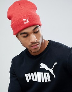 Красная шапка-бини с логотипом Puma 02174003 - Красный