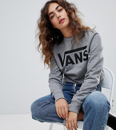 Серый свитшот с классическим логотипом Vans - Серый
